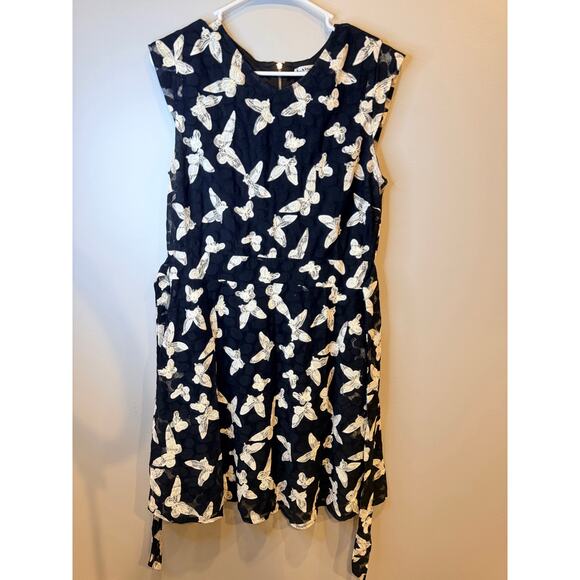 L.A. Soul Dresses & Skirts - LA Soul Monochromatic Butterfly Graphic Mini Skater Dress Large XL